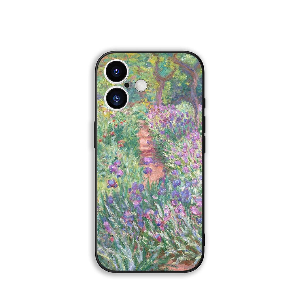 Для Samsung Galaxy A36 A17 A26 A07 A35 A54 A53 A13 A33 A34 S8 S20 S21 FE S10 Plus Чехол Клод Моне Импрессионизм Кувшинки Кошка