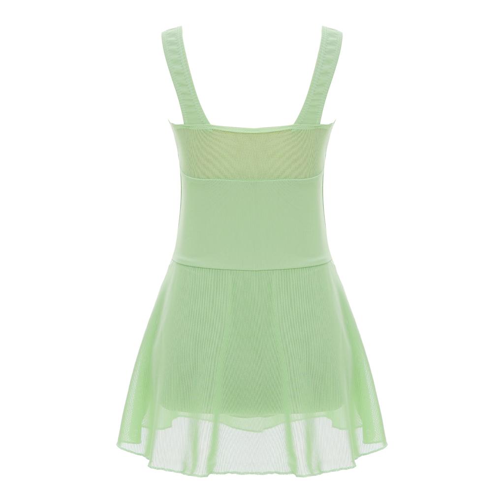 Детская спортивная одежда для девочек, костюм для художественного балета, гимнастики, танцевальная одежда, тренировочная одежда для танцев, однотонное праздничное платье