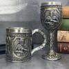 Medieval Armor Knight Wine Glass Vintage Goblet Decoration Whiskey Funny Cup Personality Gift Piece