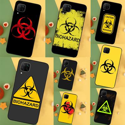 Логотип-символ биоопасности Чехол для Huawei Nova Y91 Y61 Y60 Y70 Y90 Nova 9 SE 10 11i 8i 3i P20 P30 Pro P40 Lite