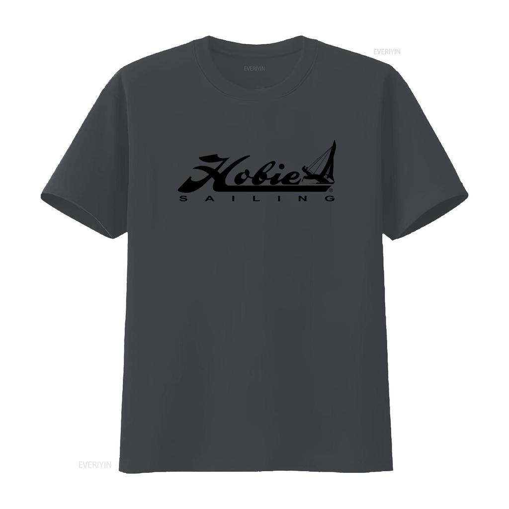 Hobie Cat Sailing Kayak Sailboats Unisexs Grey T Shirt Size S 3xl Classic Design Premium Fabric Comfortable Fit Vintage