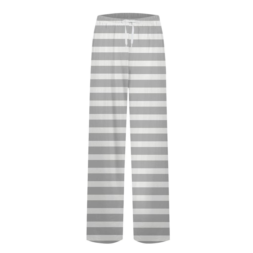 Women's Casual Fashion Sweatpants Stripe Printed Casual Pants