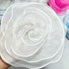 Handmade Rose Flower Brooch Multi-layer Yarn Organza Multi-Layer Floral Brooch  for Women