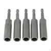 Набор из 5 адаптеров для торцевых головок с шестигранным хвостовиком 1/4'' 10 мм, усиленный