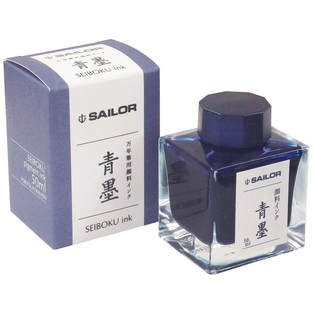 Sailor fountain pen Пигментные чернила в бутылке 50 мл синие Sumi 13-2002-242