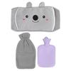 Hot Water Bag Rubber Water Injection Hot Water Bottle with Waist Cover for Menstrual CrampsPurple
