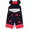 Hayashi Compact Hooded Bath 50 X Disney Glow Up Minnie CM488600 Towel, Approx. 100cm, Mouse,