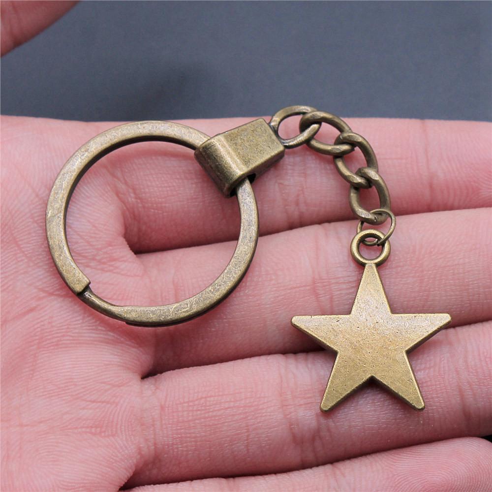 Солнце Луна Пентаграмма Брелки Женские Ювелирные Изделия Бизнес Креативный Сувенир