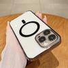 Чехол для телефона Apple 16/15PM IP14 Защитный чехол 13pro Акриловый 12 Магнитный 11 со встроенной линзой