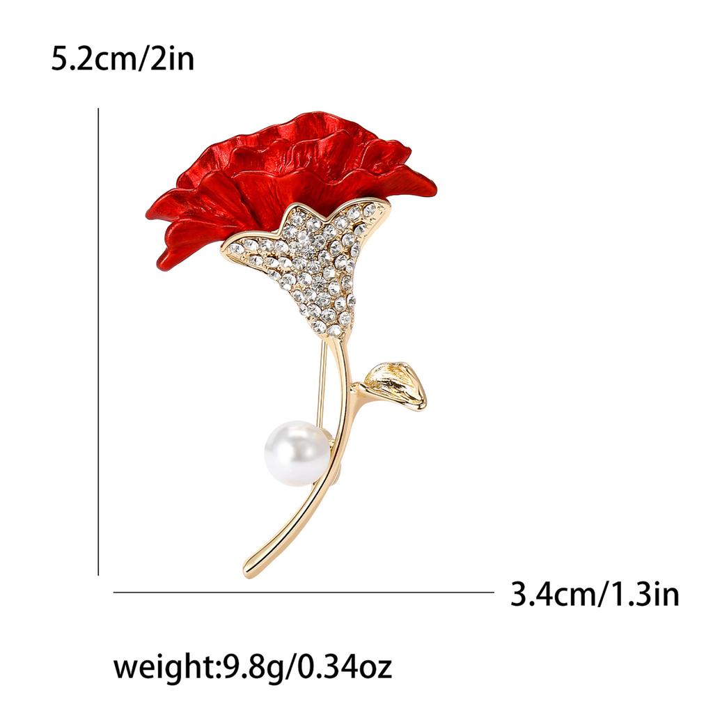 Корейская мода свежая жемчужина гвоздика брошь High Sense Niche Plant Pin женская одежда аксессуары корсаж