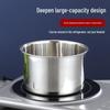 Commercial 304 Stainless Steel Deep Mixing Bowl