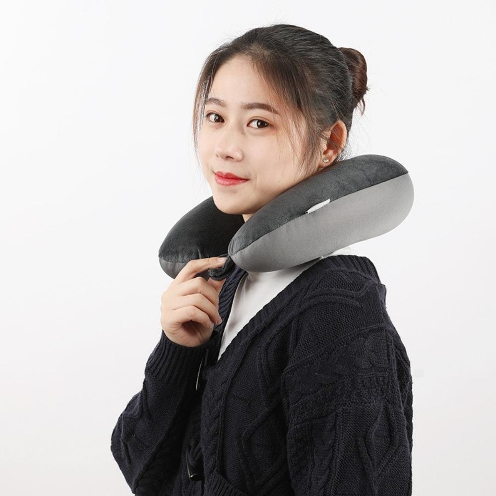 Soft Car Neck Pillow Comfort Travel Cushion Gift U Shaped Neck Supportor  Cars and Home Office Use