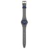Swatch Серия Essentials Кварцевый механизм Водонепроницаемость 30 метров Повседневные модные часы 34 мм Синий циферблат Корпус из биоисточника Силиконовый ремешок SO28M701