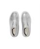 Fitflop [Rtg] Женские кожаные/замшевые кеды без шнурков - Серебристые (Ft59K2N132)