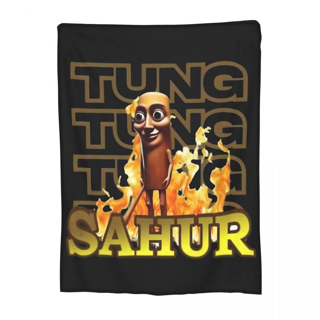 Cocofanto Elefanto Funny Italian Brainrot Meme Blankets Fleece Multi-function Super Soft Throw Blanket for Sofa Office Quilt