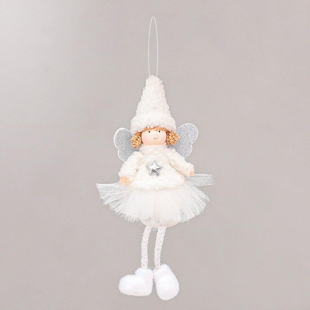 Christmas Angel Pendant Cute Plush Doll Christmas Tree Ornaments For Home Party Decoration Xmas Decoration Kids Gift Noel 2022
