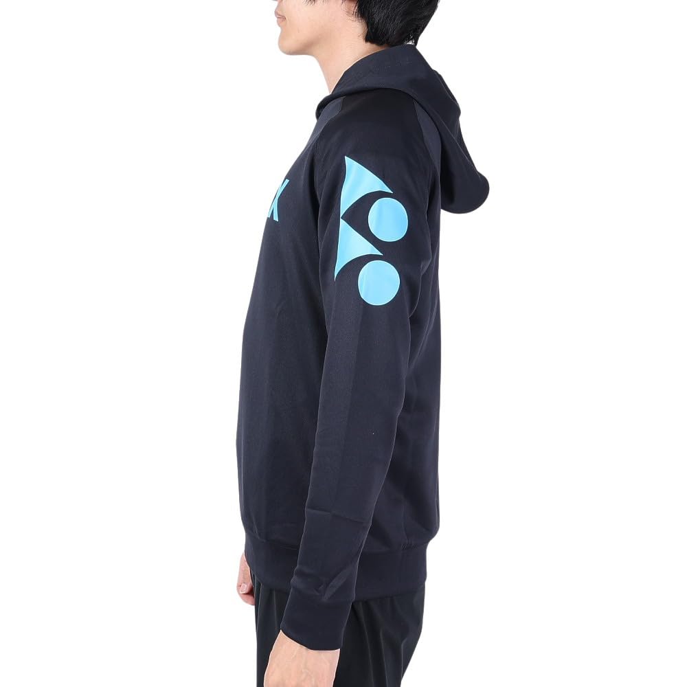 Теннисная одежда Толстовка с капюшоном x [YONEX] RWX23005-188 (Черный Синий/L/Мужской, Женский)