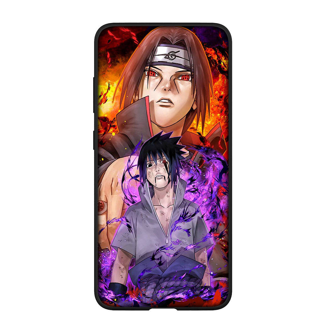 Case for Samsung Galaxy S25 S23 S24 Ultra FE Plus S9 A05 A06 A15 A16 A36 A37 A35 A54 A55 A56 A57 A25 A26 A53 Narutos Poster Itachi Uchiha Sasuke Cover