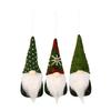 3Pcs Faceless Doll with Lanyard Long Pendant Christmas Gnome Ornament Beard Hat Doll Knitted