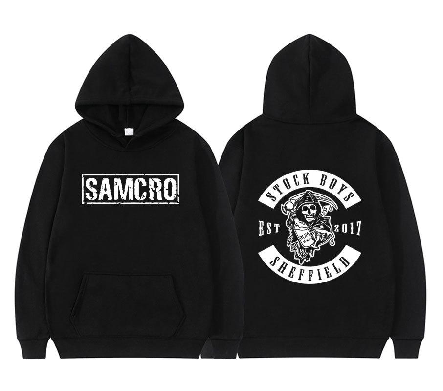 Hooodies Sons of Anarchy SAMCRO Print Men Women Unisex Hoodi