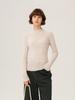 Seamless Fine Knit Machine Washable Half-High Neck Slimming Wool Sweater for Women - Spring/Autumn 2025 Warm Base Layer Knitwear