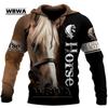 Fashion Mens Animal Hoodies 3D Printed Love Horse Sweatshirt Hoodie Harajuku Spring Autumn Streetwear Unisex Casual Tracksuit