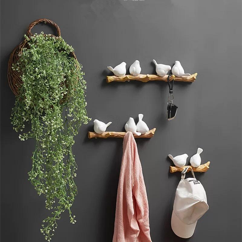 Минималистичное скандинавское 3D украшение на стену в виде птицы из смолы – Домашний декор