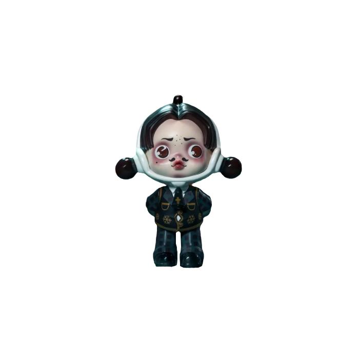POP MART SKULLPANDA Коллекция Семейка Аддамс Милые Мистери-боксы, Одиночный Мистери-бокс
