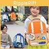 Versatile And Fun Unisex School Backpack With Comfortable Curved Shoulder Straps