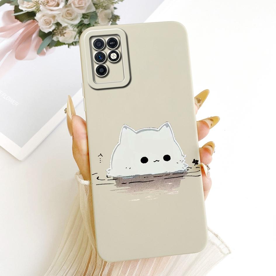 Чехол для Infinix Note 10 X693 Ударопрочный Силиконовый Милый Мультяшный Кот Чехол для Телефона Для Infinix Note 10 Pro NFC X695 X695D X695C Capa