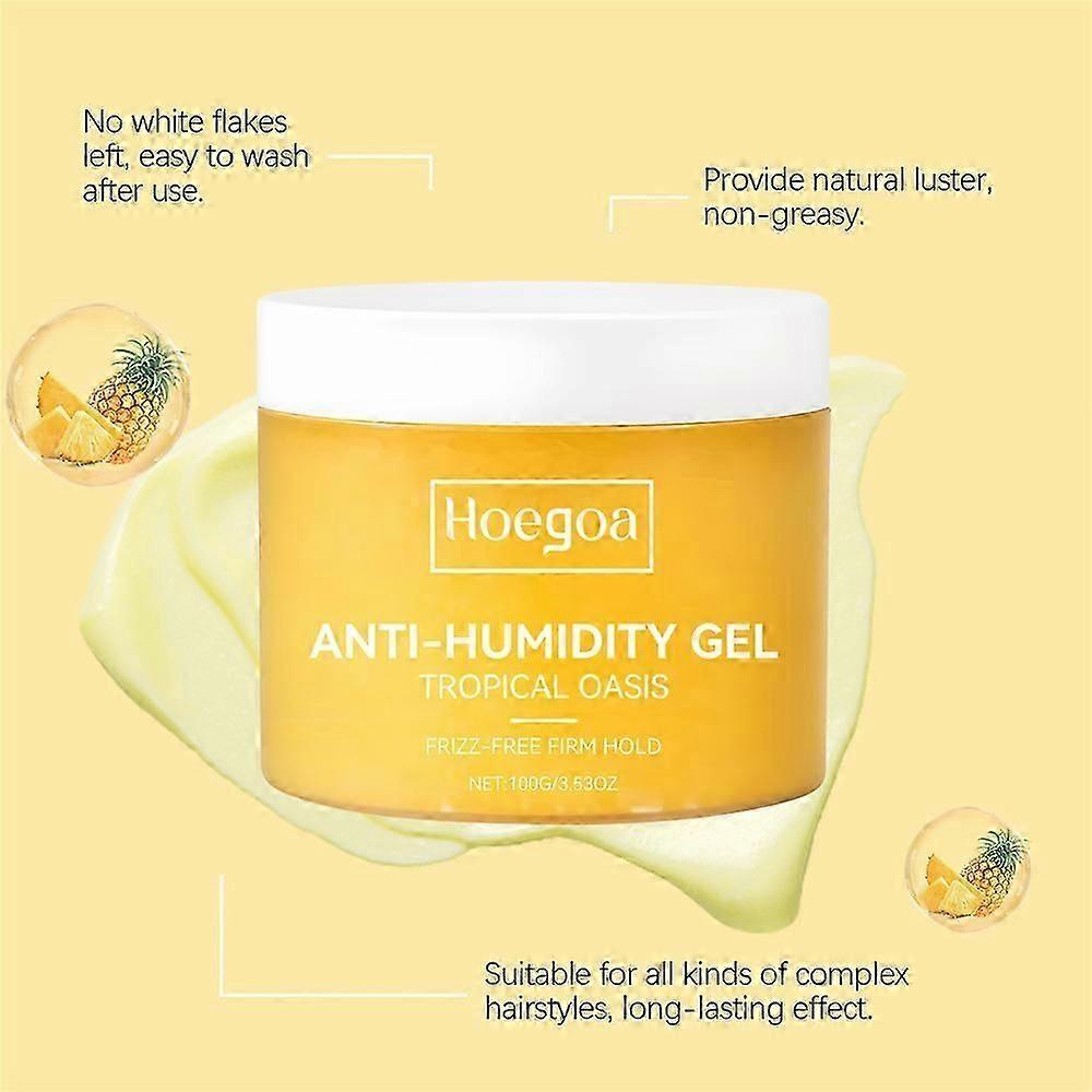 5pcs Tropical Oasis Anti-Humidity Gel - Frizz-free Firm Hold