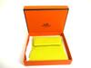 Authentic HERMES Sun Blue frida Chevre Myzore Leather Coin Purse Bastia #b086  Open box