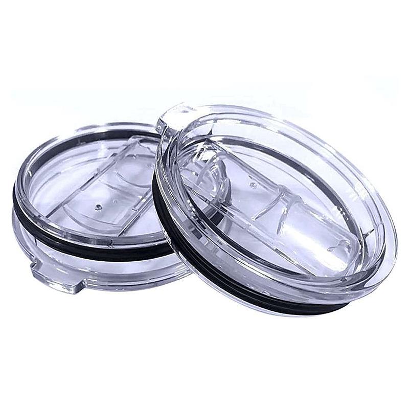 20oz & 30oz Car Cup Straw Lid, Ice Tumbler & Glass Water Bottle Slide Cover - In Stock
