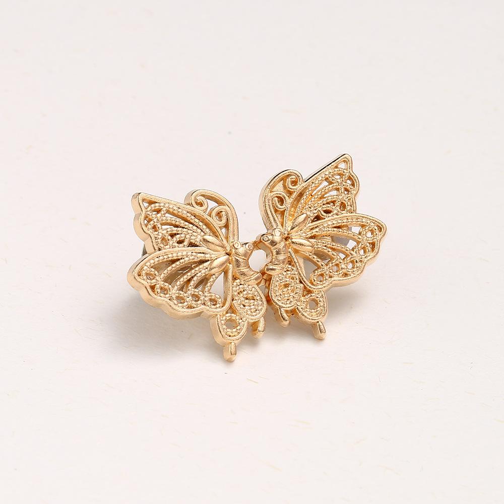 Alloy Waist Buckle Decorative Buttons No Sewing Detachable Button For Jeans Waist Adjustment Clothing Accessories Tool