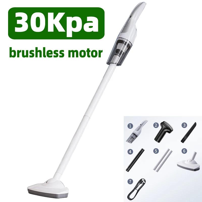 New 30000Pa Wireless Vacuum Cleaner Handheld Powerful Car Household Dual-purpose Portable Vacuum Cleaner Robot Carpet Pet Hair Cleaning