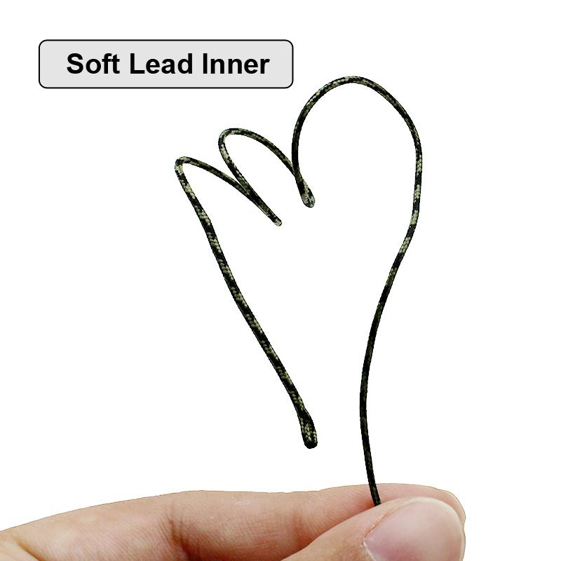 10 м/60 фунтов леска Leadcore для ловли карпа Easy Splice Lead тонущий шнур супер плотный плетеный 16X для вертолета Chod Rig рыболовные снасти