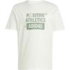 Футболка American Vintage Sports Letter с круглым вырезом и коротким рукавом, мужская, белая JJ3992