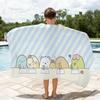 Мультяшное полотенце S-Sumikko G-Gurashi Быстросохнущие пляжные полотенца подходят для бассейнов, кемпинга, йоги и спортзала