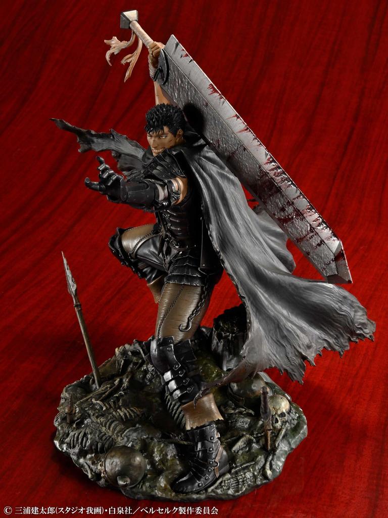 TV Anime Guts Black Swordsman 265mm PVC ABS Painted Finished Figure "Berserk" Ver. Approx. &