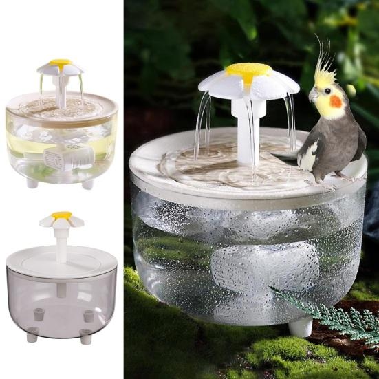 2л ванна для птиц циркулирующий фильтр клетка фонтан поилка для птиц для комнатных попугаев неразлучников