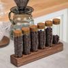 Portable Tea Tube Display Rack With Breathable Lid Tea Tube Bottle  Coffee Bean Storage