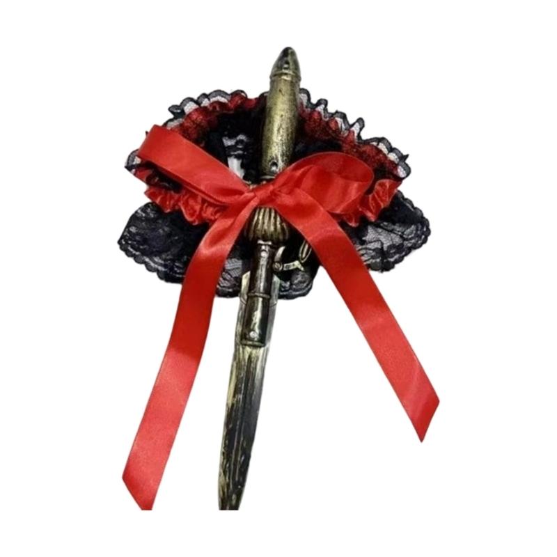 Хэллоуин Подвязка с цветком и пиратскими кинжалами Кольца для ног Мечи Ножны для ног для женщин Хэллоуин Пиратские костюмированные аксессуары