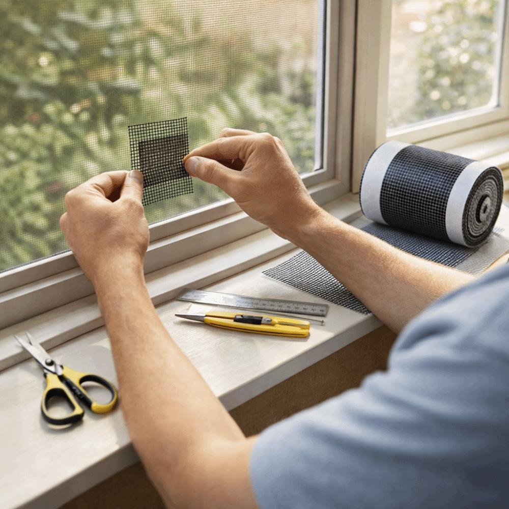 Waterproof Window Screen Repair Tape Insect Proof Anti-mosquito Mesh Mosquito Net