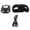Clip On Cap Light Adjustable Bright Rechargeable Motion Sensor LED Headlamps Flashlight for Outdoor
