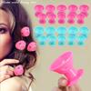 Silicone World Набор из 10 шт. DIY Грибочки для завивки волос Ленивые силиконовые бигуди Силиконовые валики для волос Цилиндры для волос Накручивание волос Без нагрева Инструменты для завивки волос