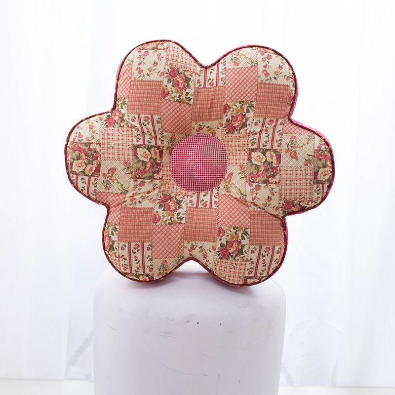 Корейская подушка с цветком сливы: Подушка для сна из 100% хлопка для офиса и спальни