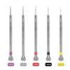 5PCS Set 0.8-1.6mm Steel Screwdriver for Watch Repairing Portable Watch Tools Band Removal with Mini Link Pins Watchmaker Tools