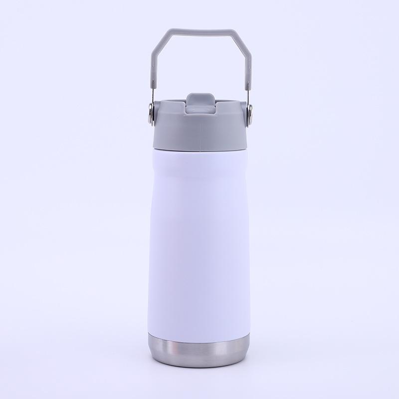 Портативный спортивный чайник из нержавеющей стали 304, портативный горшок для альпинизма большой емкости, автомобильная чашка с соломой