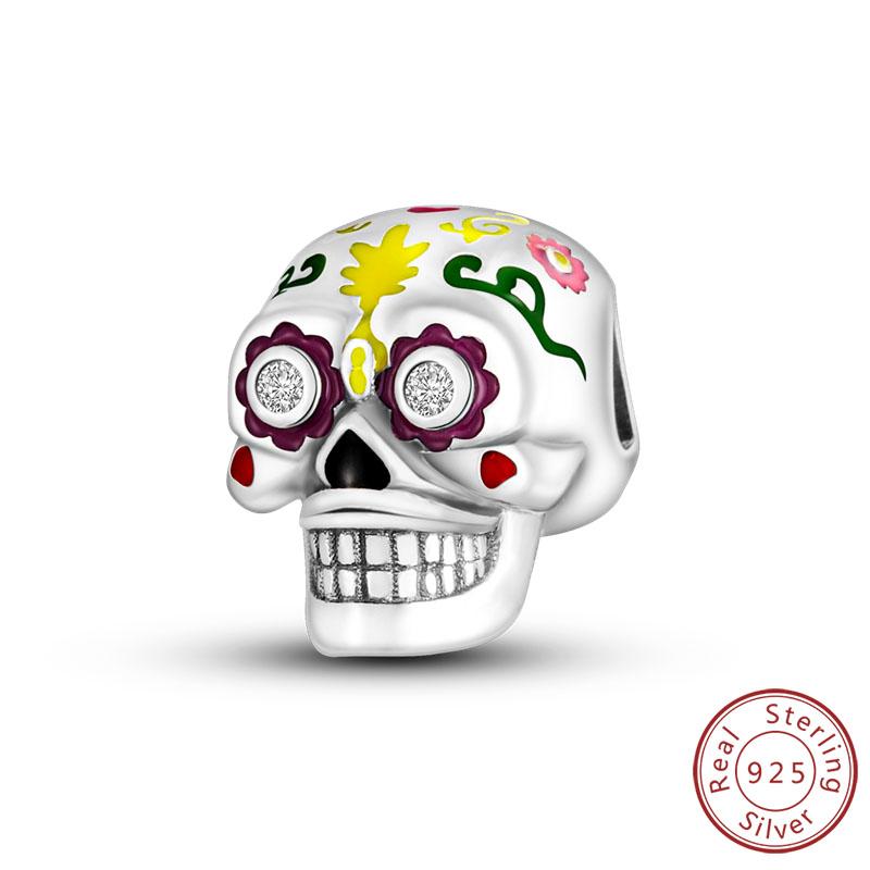 Хэллоуин Шарм Подвеска Медь Тыква Ведьма Кукла Скелет Мумия Конфета Шарм Подходит Оригинальный Браслет DIY Ювелирные Изделия