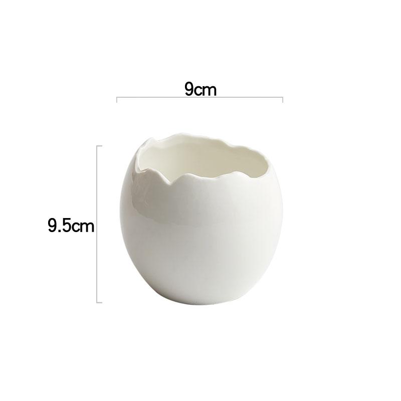 Ceramic Bowl Egg Shell Shape Steamed Egg Bowl Household Dim Sum Bowl Soup Bowls Noodles Bowls Salad Bowls Kitchen Supplies